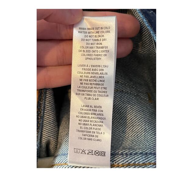 Frame Jeans Le Italien Pixie Flare denim blue size 27 - Picture 6 of 7